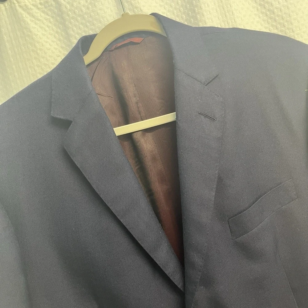 Loro Piana men's Navy Blue Cashmere cloud Blazer Gold Buttons luxury